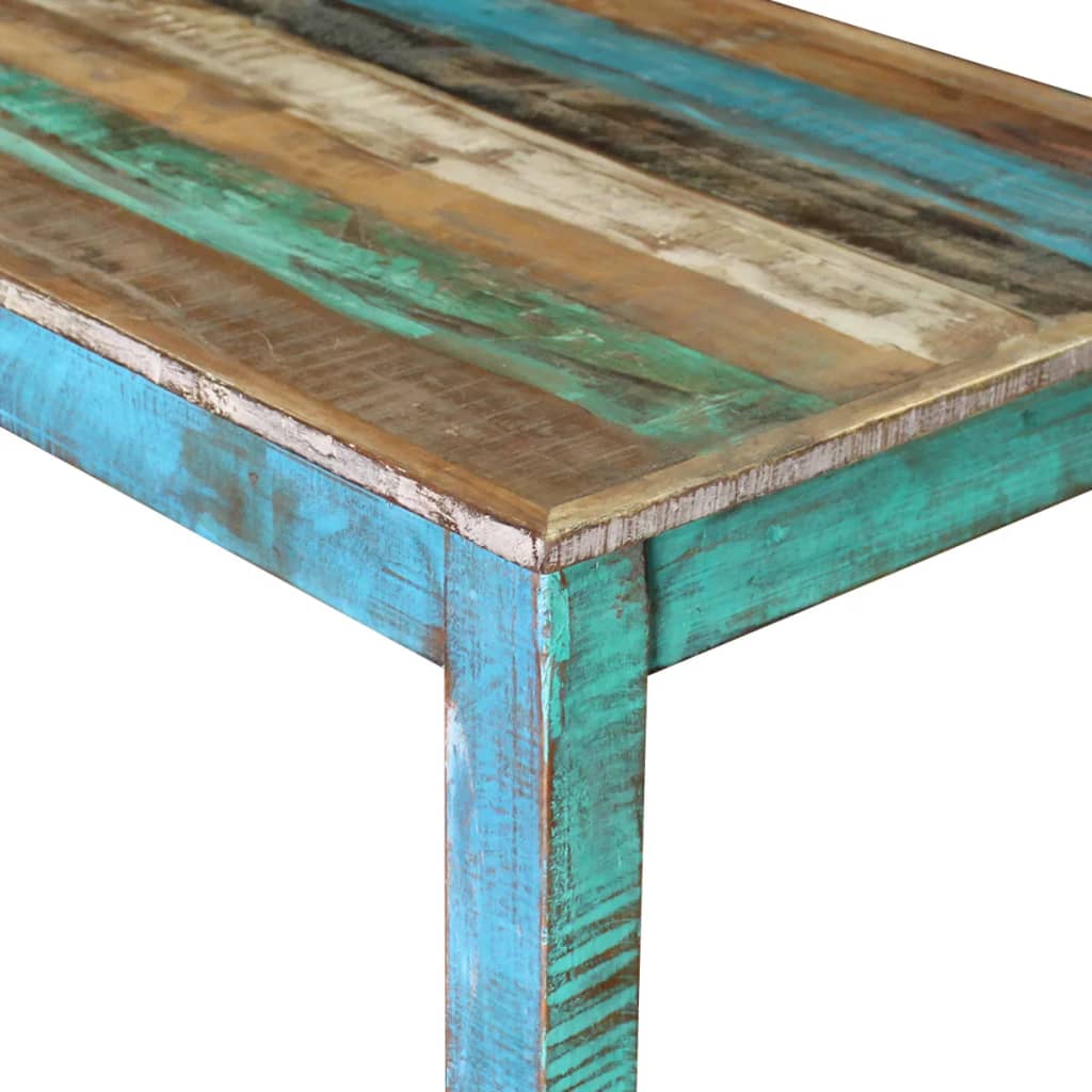 vidaXL Bar Table Solid Reclaimed Wood 45.3"x23.6"x42"-6
