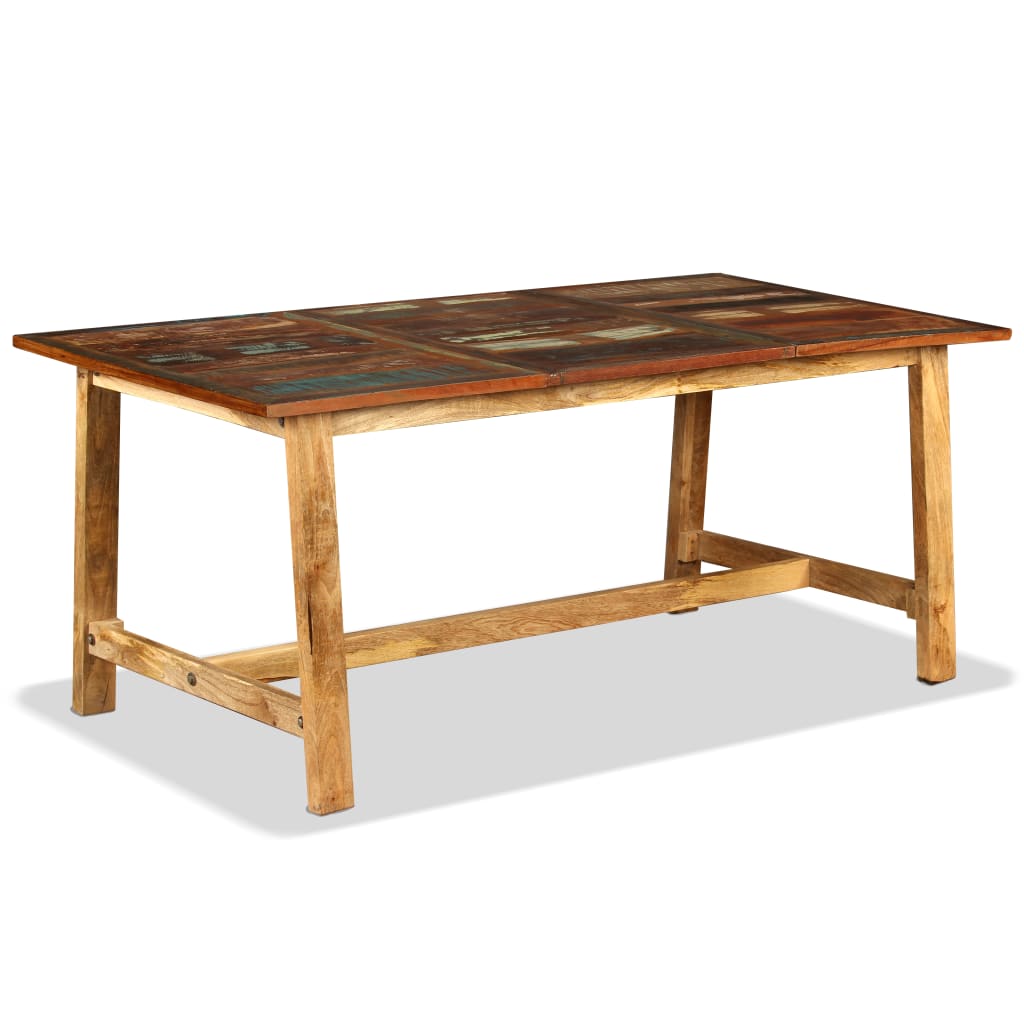 vidaXL Dining Table Solid Reclaimed Wood 70.9"-5
