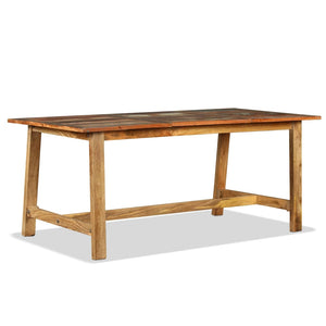 vidaXL Dining Table Solid Reclaimed Wood 70.9"-6