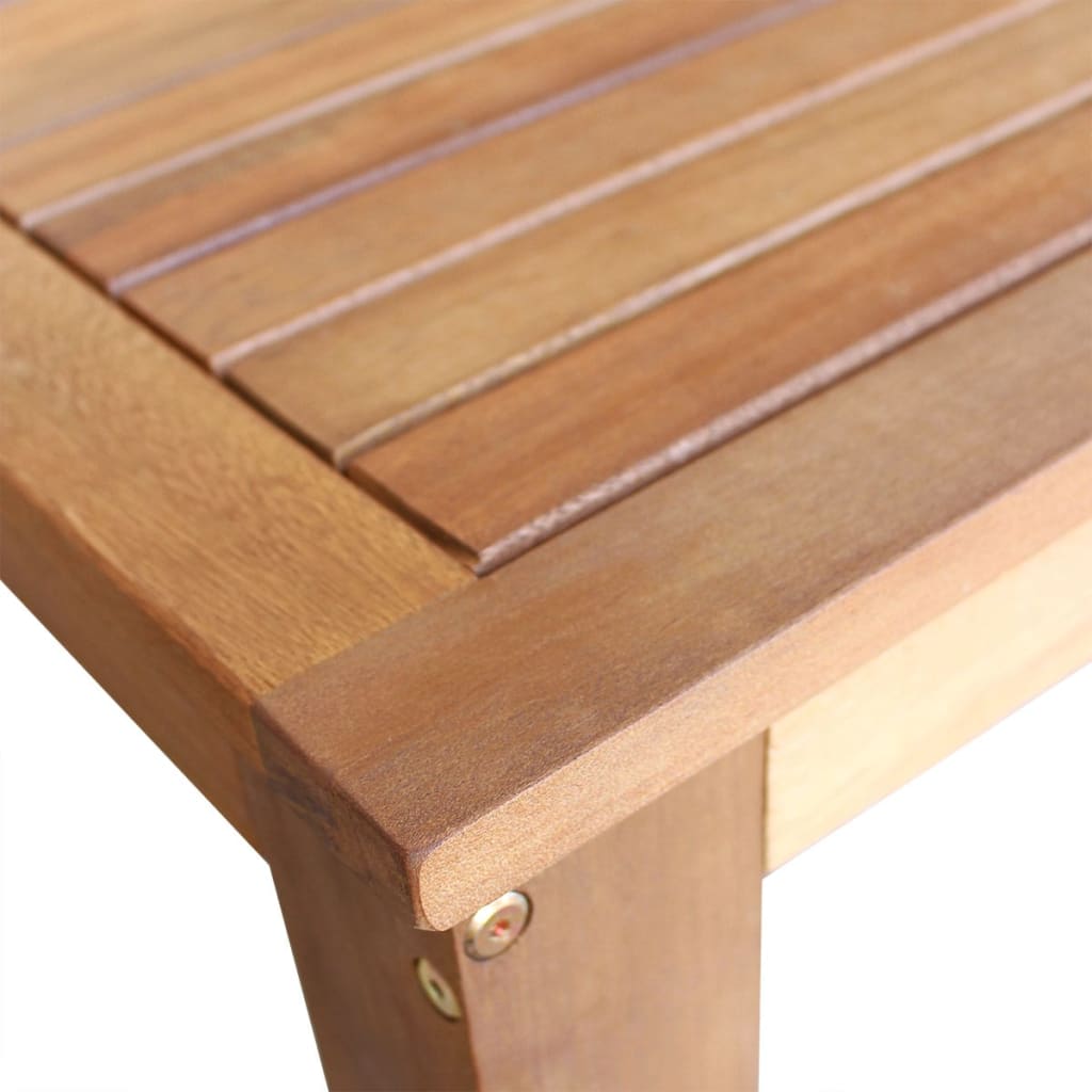 vidaXL Bar Table and Stool Kitchen Counter Stool Pub Table Solid Acacia Wood-18