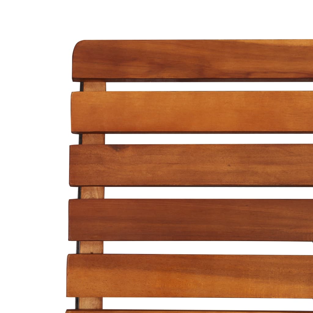 vidaXL 2 pcs Reclining Patio Chairs Solid Wood Acacia-4