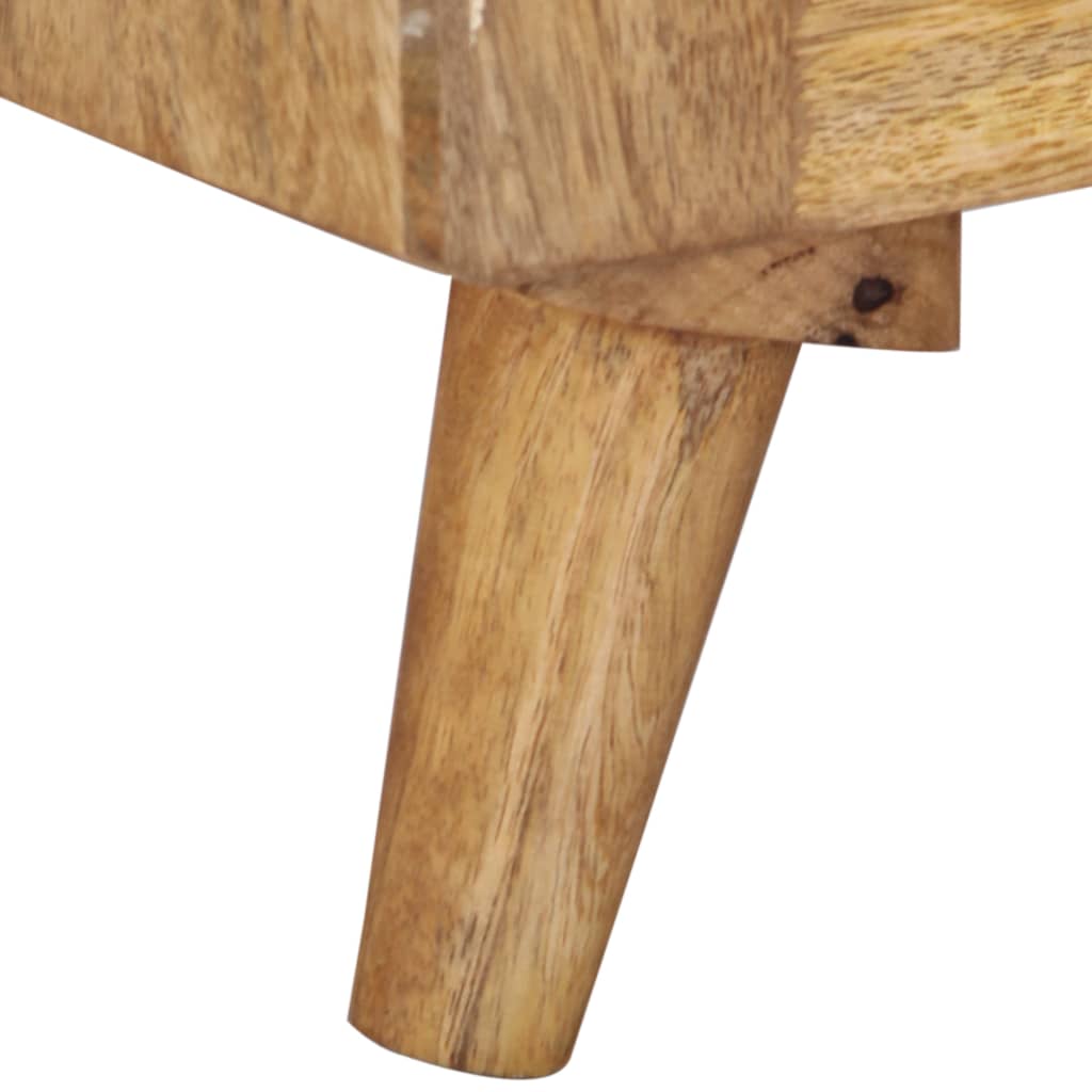 vidaXL Bedside Cabinet 15.7"x11.8"x19.7" Solid Mango Wood-4