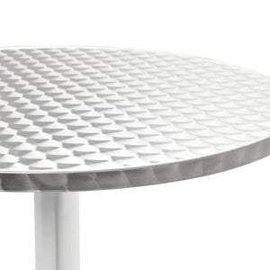 Patio Table Silver Aluminum Patio Outdoor Table Furniture Multi Sizes
