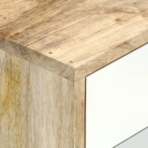 vidaXL Bedside Cabinet 18.5"x13.8"x23.2" Solid Mango Wood-2