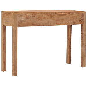 vidaXL Console Table 43.3"x13.8"x29.5" Solid Wood Teak-2