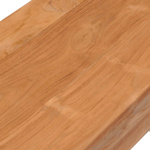 vidaXL Console Table 43.3"x13.8"x29.5" Solid Wood Teak-5
