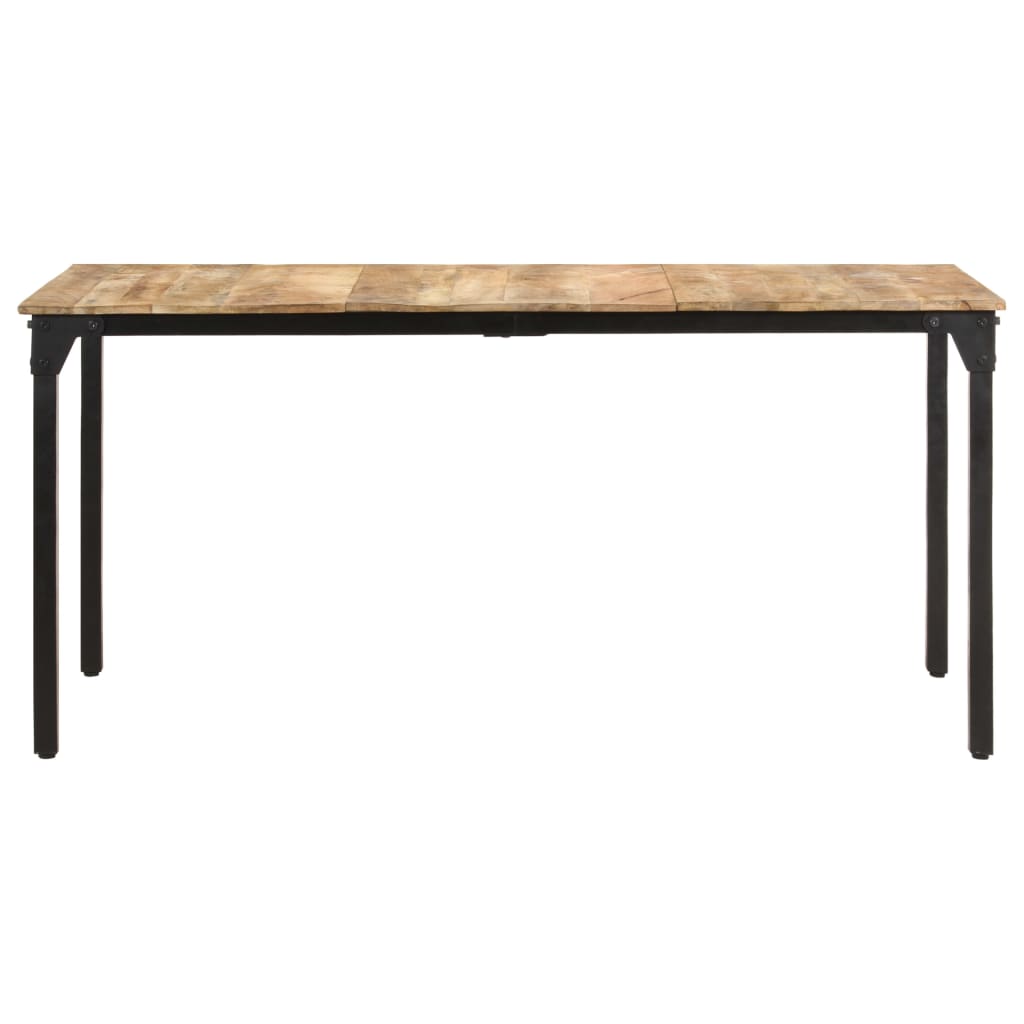Rough Mango Wood Dining Table Wooden Dinner Interior Home Multi Sizes