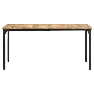 Rough Mango Wood Dining Table Wooden Dinner Interior Home Multi Sizes