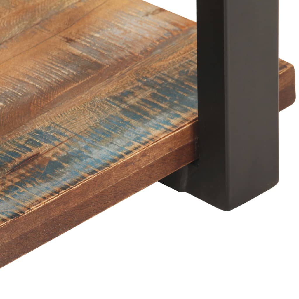 vidaXL Bedside Cabinet 19.7"x15.7"x15.7" Solid Reclaimed Wood-4