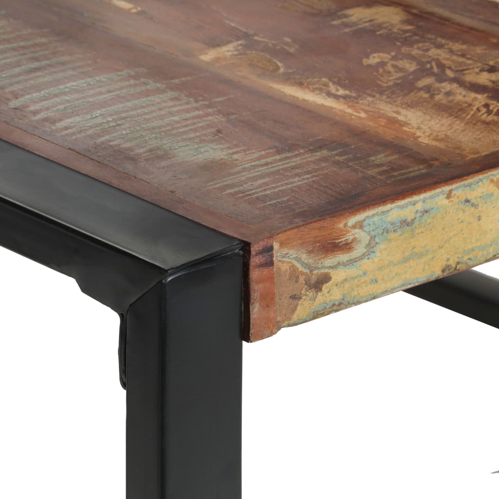vidaXL Dining Table 55.1"x55.1"x29.5" Solid Reclaimed Wood-3