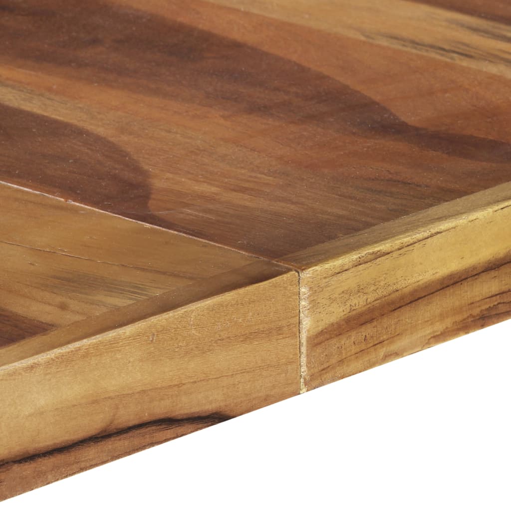 vidaXL Dining Table 55.1"x55.1"x29.5" Solid Wood with Sheesham Finish-4