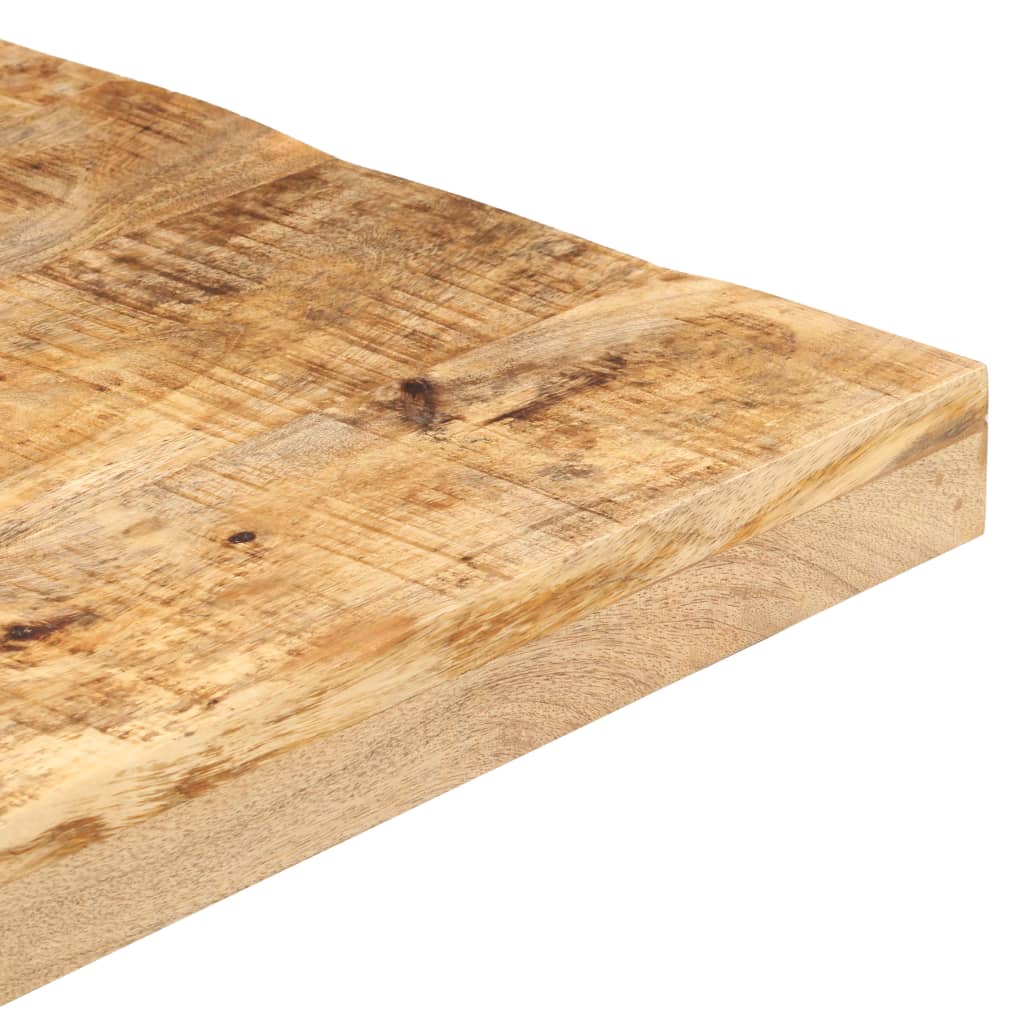 vidaXL Bistro Table Square 27.6"x27.6"x29.5" Rough Mango Wood-3