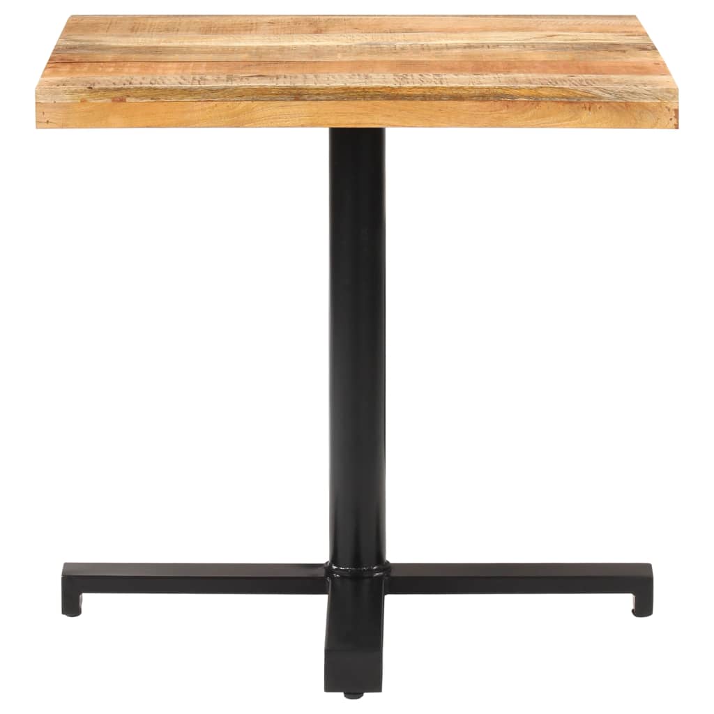 vidaXL Bistro Table Square 31.5"x31.5"x29.5" Rough Mango Wood-1