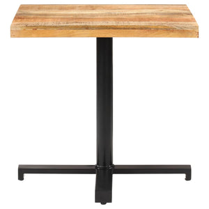 vidaXL Bistro Table Square 31.5"x31.5"x29.5" Rough Mango Wood-1