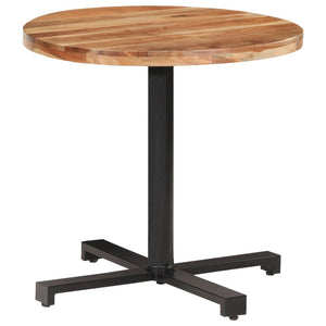 vidaXL Bistro Table Round Ø31.5"x29.5" Solid Acacia Wood-5