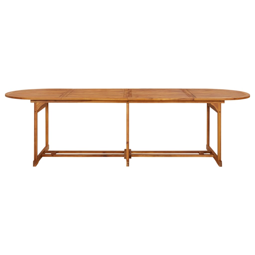 Solid Acacia Wood Patio Dining Table Outdoor Wooden Table Multi Sizes