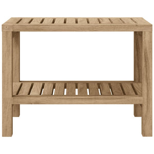 vidaXL Bathroom Side Table 23.6"x11.8"x17.7" Solid Wood Teak-1