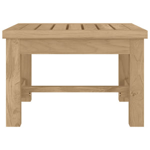 vidaXL Coffee Table 17.7"x17.7"x11.8" Solid Wood Teak-1