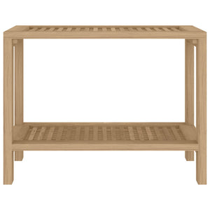 vidaXL Bathroom Side Table 23.6"x11.8"x17.7" Solid Wood Teak-1