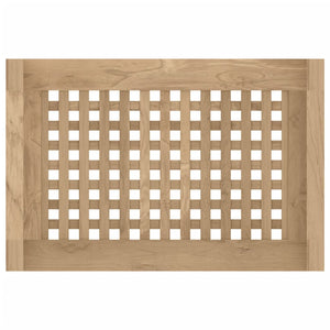 vidaXL Bathroom Side Table 17.7"x11.8"x17.7" Solid Wood Teak-3