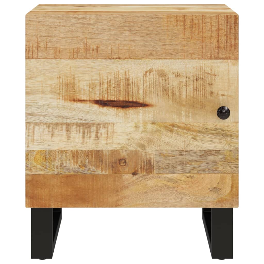 vidaXL Bedside Cabinet 15.7"x13"x18.1" Solid Wood Mango-2