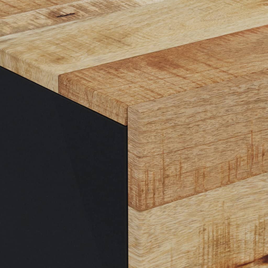 vidaXL Bedside Cabinet 15.7"x13"x18.1" Solid Wood Mango-4