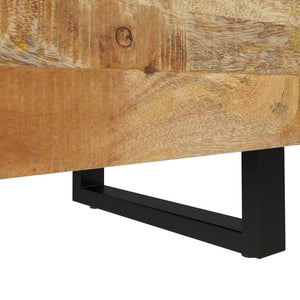 vidaXL Bedside Cabinets 2 pcs 15.7"x13"x18.1" Solid Wood Mango-5