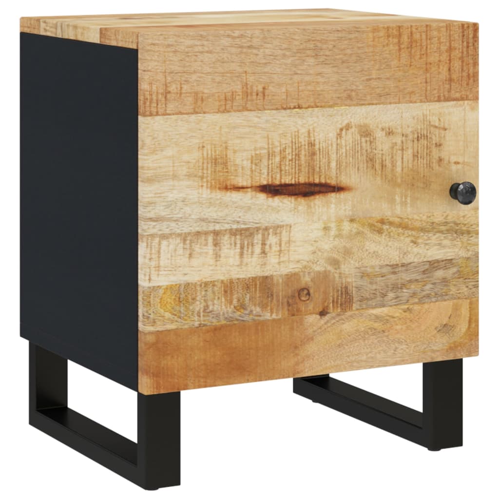 vidaXL Bedside Cabinets 2 pcs 15.7"x13"x18.1" Solid Wood Mango-7