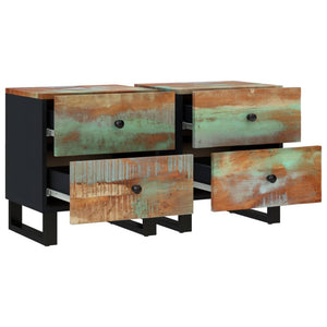 vidaXL Bedside Cabinets 2 pcs 15.7"x13"x18.1" Solid Wood Reclaimed-9