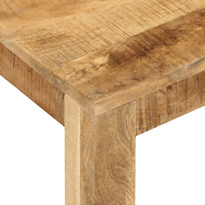 vidaXL Coffee Table 21.7"x21.7"x13.8" Solid Wood Mango-4