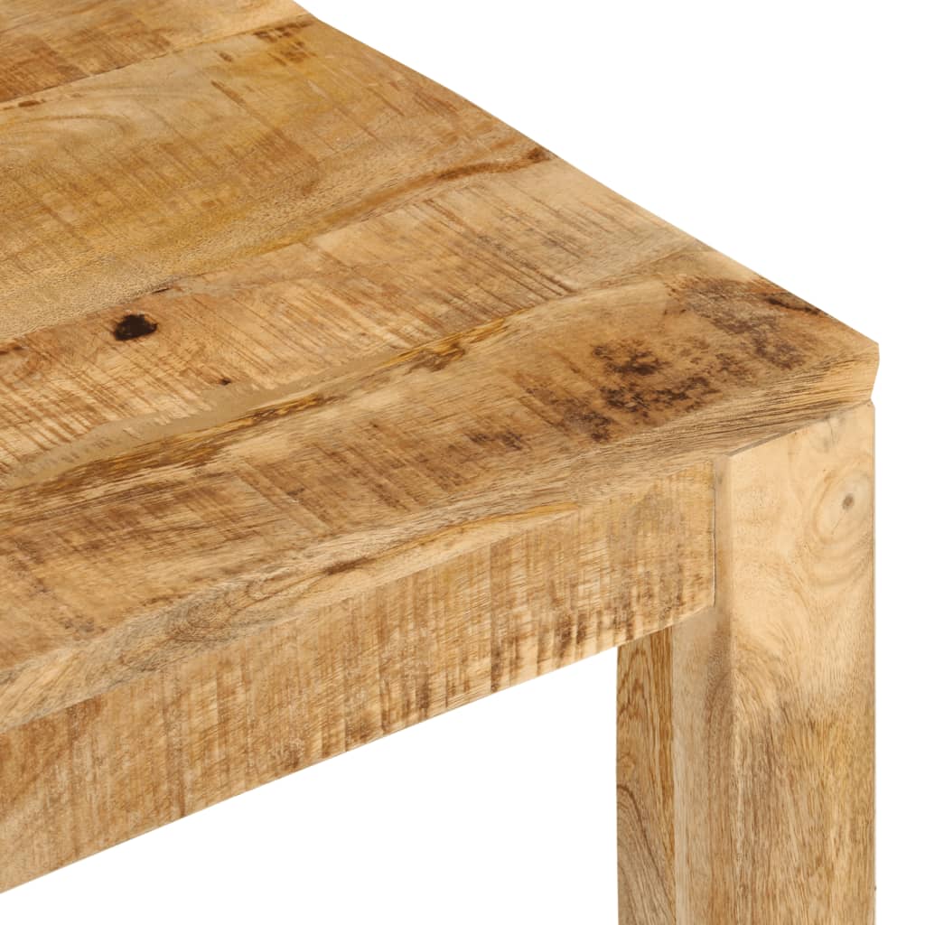 vidaXL Coffee Table 21.7"x21.7"x13.8" Solid Wood Mango-5