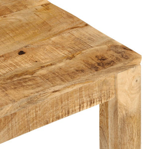 vidaXL Coffee Table 21.7"x21.7"x13.8" Solid Wood Mango-5
