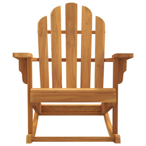 vidaXL Adirondack Chair Patio Lawn Chair Weather Resistant Solid Wood Teak-5