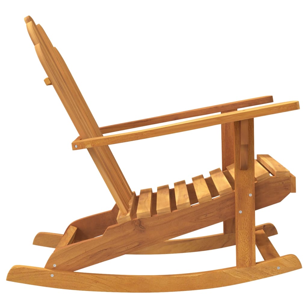 vidaXL Adirondack Chair Patio Lawn Chair Weather Resistant Solid Wood Teak-7