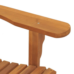 vidaXL Adirondack Chair Patio Lawn Chair Weather Resistant Solid Wood Teak-11
