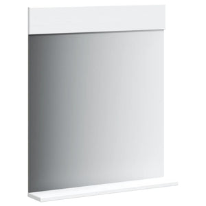 vidaXL Bathroom Mirror with Shelf Storage Wall Vanity Mirror BERG Solid Wood-12