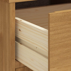 vidaXL Sideboard FLAM 31.5"x15.7"x31.5" Solid Wood Pine-6