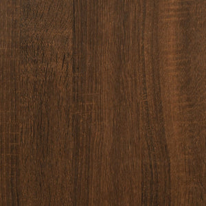 vidaXL Coffee Table Brown Oak 26.8""x26.8""x15.7"" Engineered Wood-7