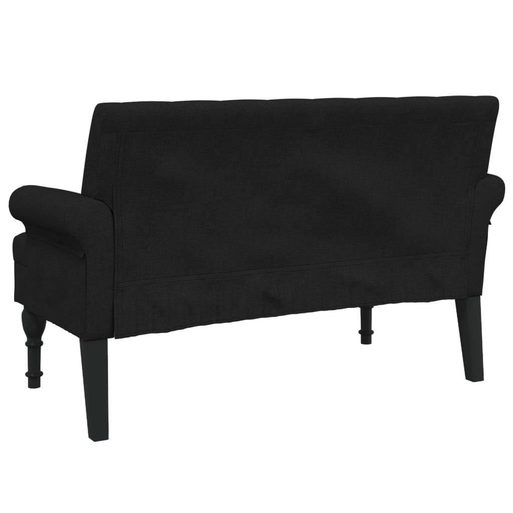 vidaXL Bench with Backrest Upholstered Bench Seating for Living Room Fabric-3