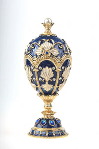 Music Playing Blue Faberge Egg-0