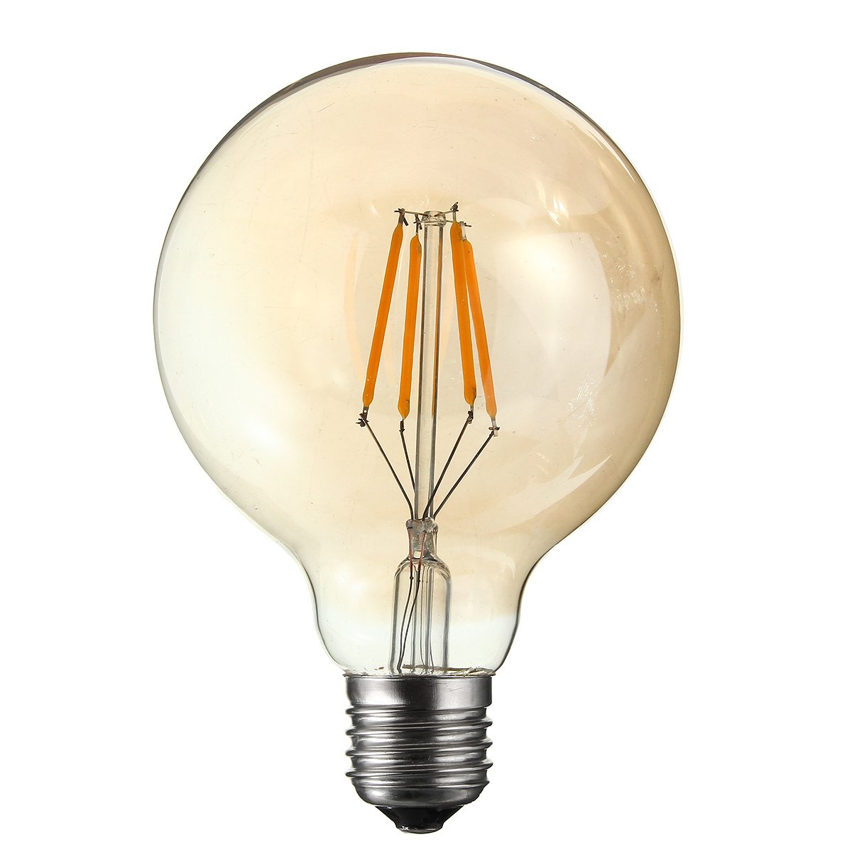 G95 4W LED Edison Bulb E26 Dimmable LED Filament Vintage Light Bulb~1046-6