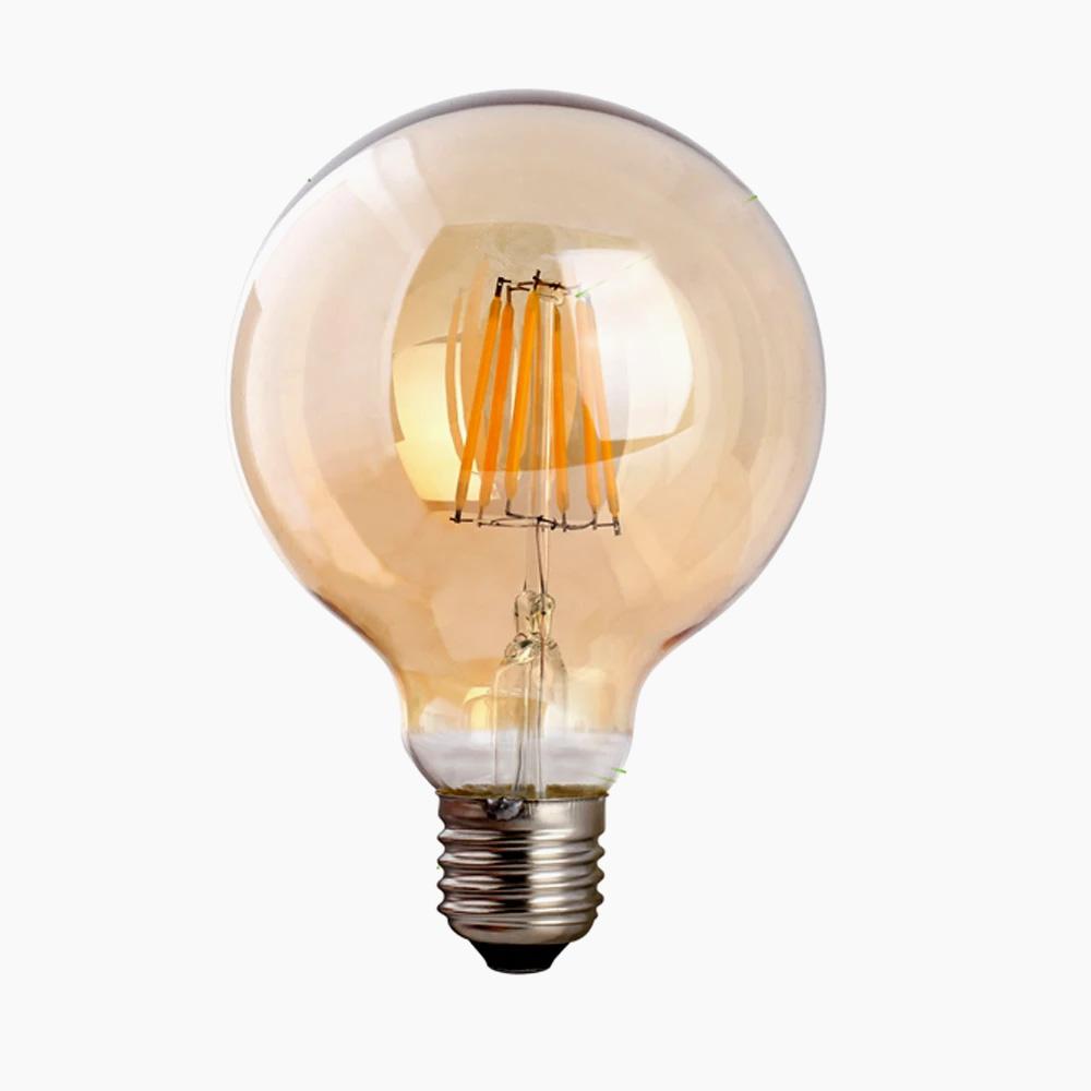 G95 E26 LED Edison Bulb 8W Dimmable LED Filament Vintage Light Bulb~1042-0