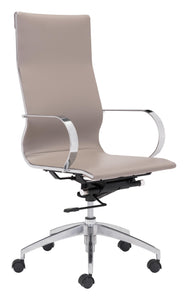 Mushroom Ergonomic Conference Room High Back Rolling Office Chair