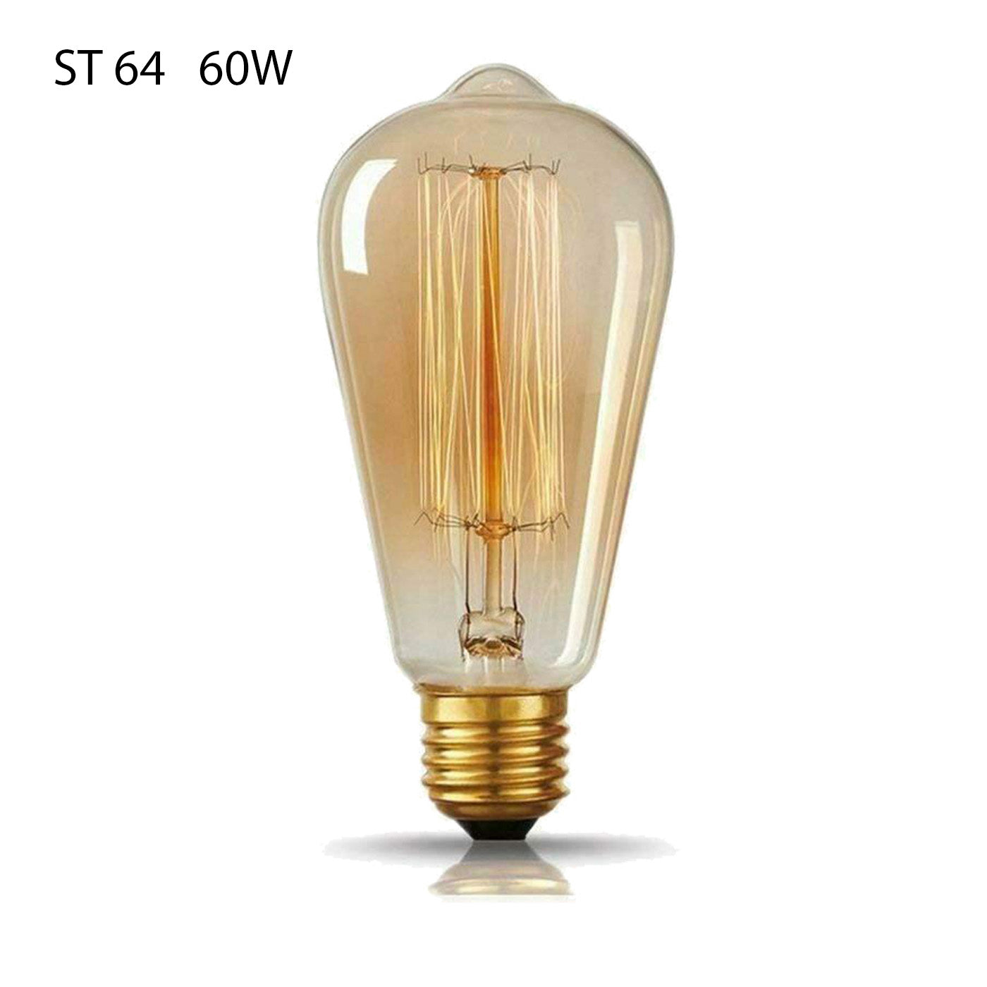 E26 ST64 60W Vintage Retro Industrial Filament Dimmable Bulb~1145-3
