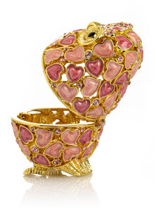 Golden Owl with Hearts-6