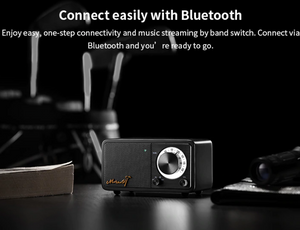 MOZART High quality mini bluetooth wireless speaker with radio - Black