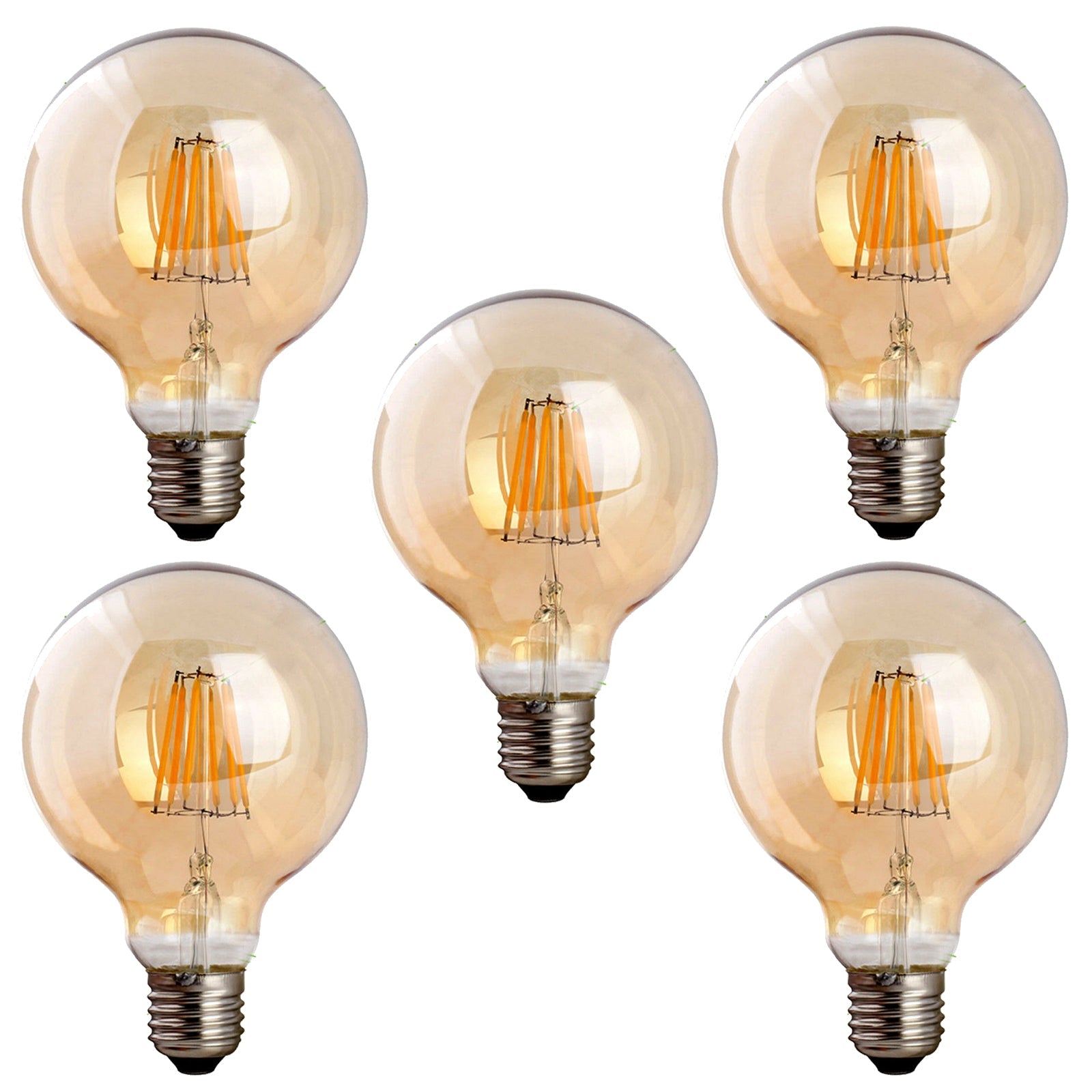 G95 E26 LED Edison Bulb 8W Dimmable LED Filament Vintage Light Bulb~1042-10