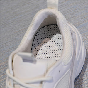RASFAB 109 Genuine Leather Mesh Breathable Women's Platform Sneakers - women shoes - 99fab.com