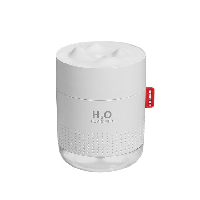 Portable Ultrasonic Humidifier 500ML Snow Mountain H2O USB Aroma Air Diffuser - Humidifier - 99fab.com