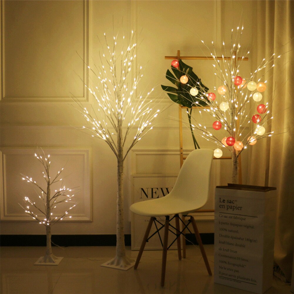 Christmas Decorations LED Tree Birch Lamp - lamp - 99fab.com